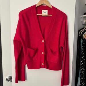 Abercrombie & Fitch pink magenta Women's Cardigan